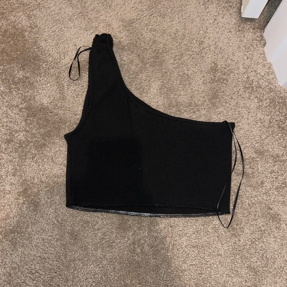 One shoulder tank top